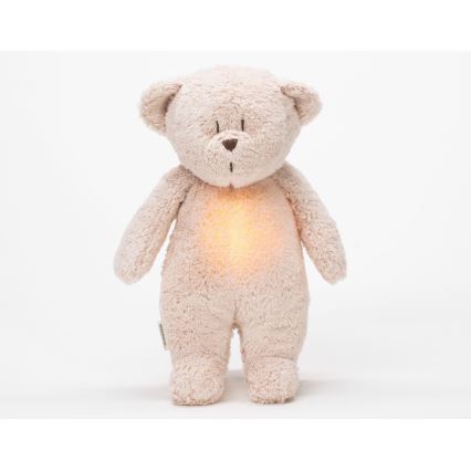 Moonie - Doudou avec mélodie et lumière ourson 2.0 organic rose