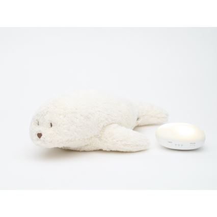 Moonie - Doudou musical et lumineux, phoque en polaire biologique