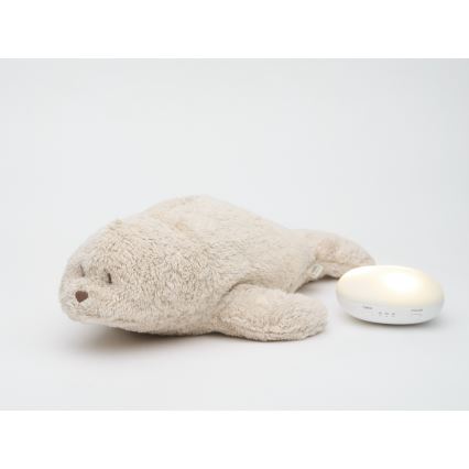 Moonie - Einschlafhilfe mit Melodie und Licht, Robbe Organic Sand