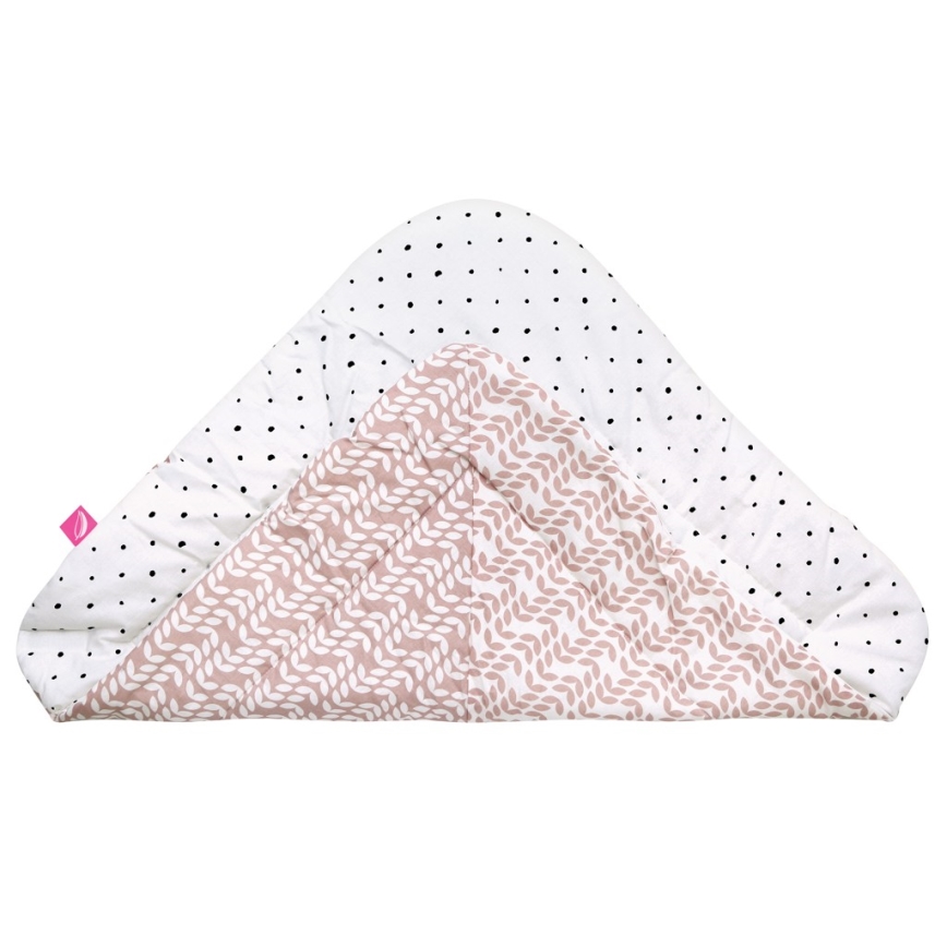 MOTHERHOOD - Wickeldecke mit Kokosnussverstärkung CLASSICS 75x75 cm rosa