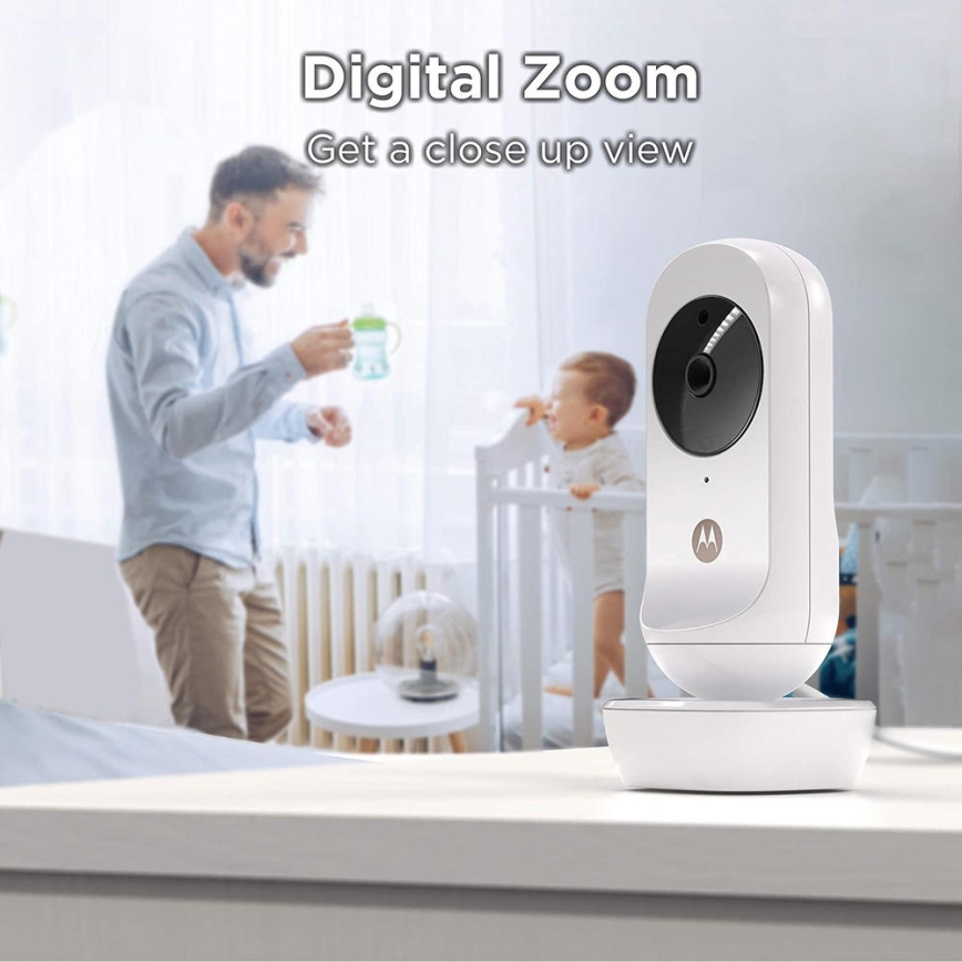 Motorola VM35-2 - Wiederaufladbares Babyphone mit 2 Kameras, 2000 mAh
