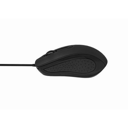 Mouse a filo 1200 DPI USB-C nero