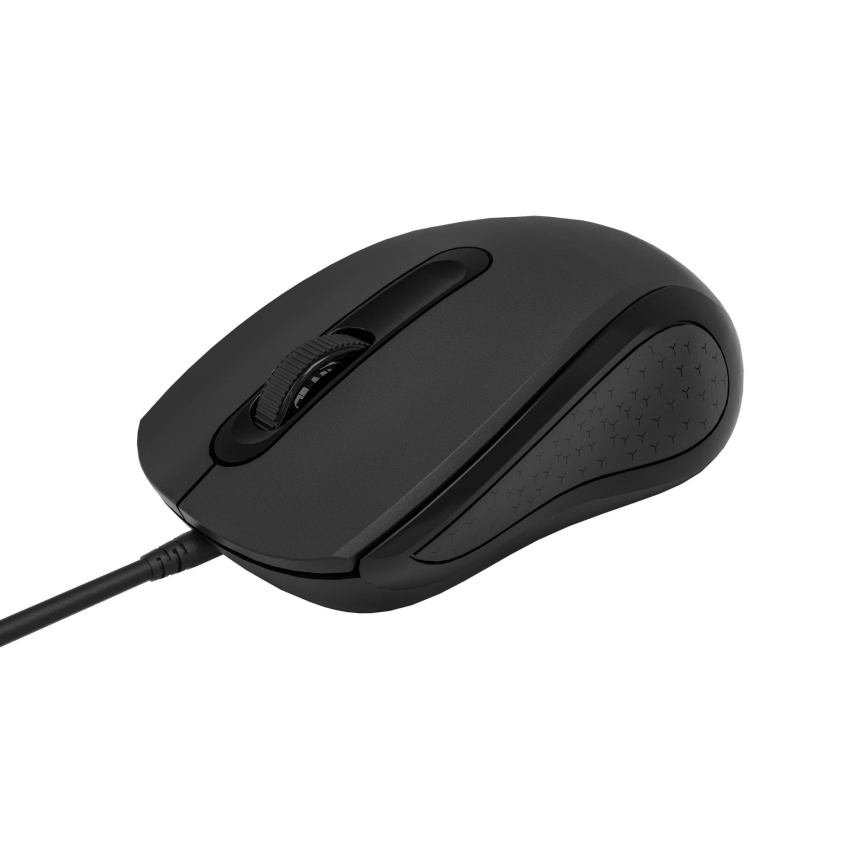 Mouse a filo 1200 DPI USB-C nero