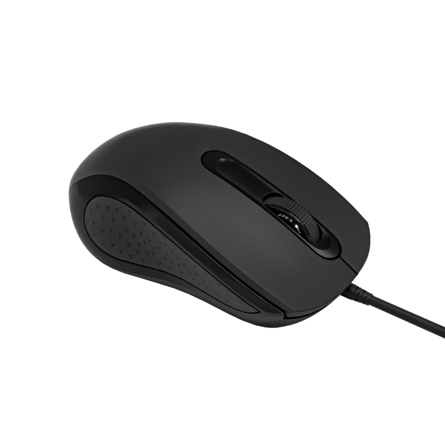 Mouse a filo 1200 DPI USB-C nero