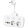 Multi-prise avec interrupteur LINEA 2x230V + 4xUSB A/C SCHUKO blanc