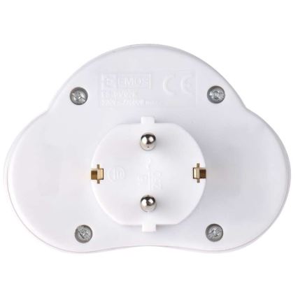 Multipresa con interruttore 2x16A/250V