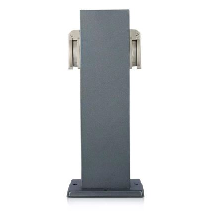 Multipresa verticale da esterno SCHUKO 2Z 230V IP44