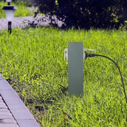Multipresa verticale da esterno SCHUKO 2Z 230V IP44