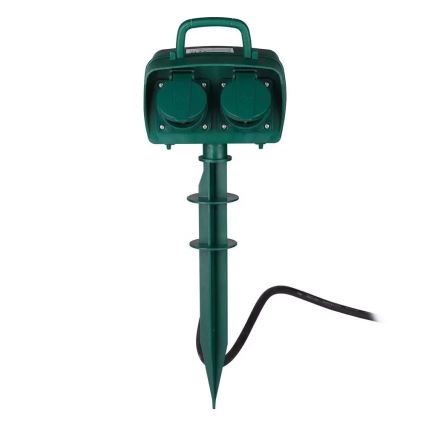 Multipresa verticale da esterno SCHUKO 4Z 230V IP44