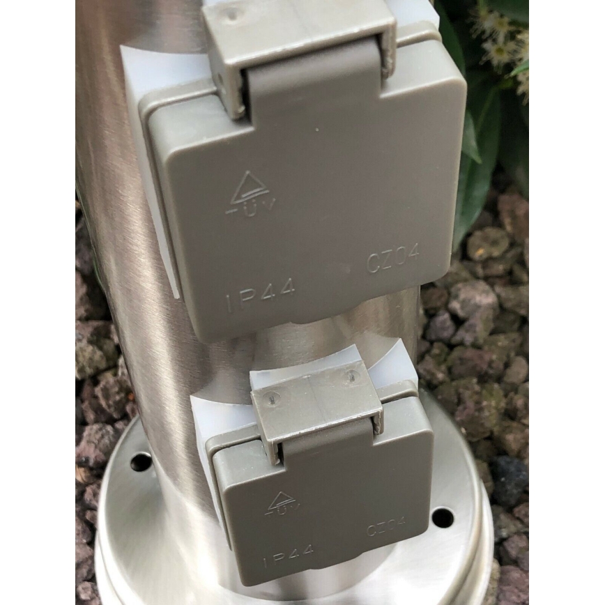 Multipresa verticale da esterno SYDNEY 4Z SCHUKO 230V IP44