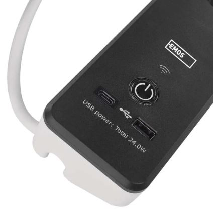 Multiprise intelligente avec interrupteur GoSmart 4 prises + 1x USB-A + 1x USB-C 2 m Wi-Fi Tuya