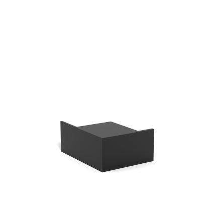 Nachttisch AVA 40x32 cm, schwarz