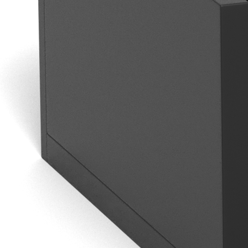 Nachttisch AVA 40x32 cm, schwarz