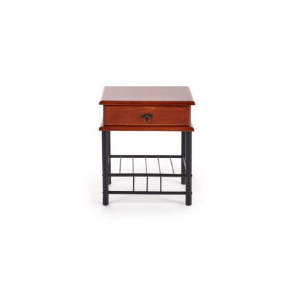 Nachttisch FIONA 55x48 cm braun/schwarz
