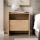 Nachttisch JAPANDI 53x60 cm Eiche Cremona