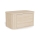 Nachttisch MADERA 46 x 30 cm Weiß-Eiche