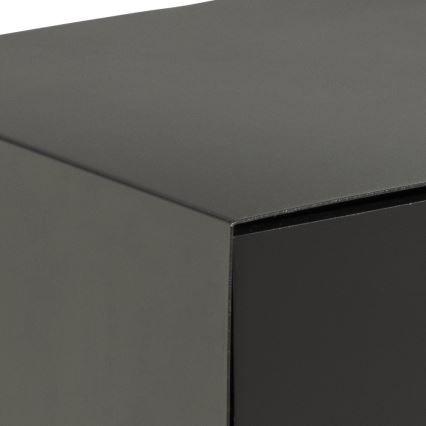 Nachttisch mit Wandmontage-Option BEKIM schwarz