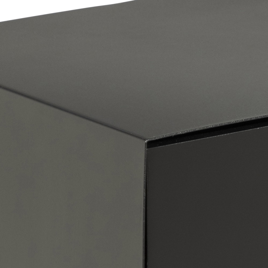 Nachttisch mit Wandmontage-Option BEKIM schwarz