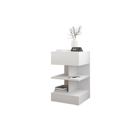 Nachttisch OBENITA 65x39 cm weiß