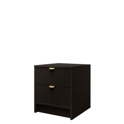 Nachttisch TIRENO 40x35 cm schwarz