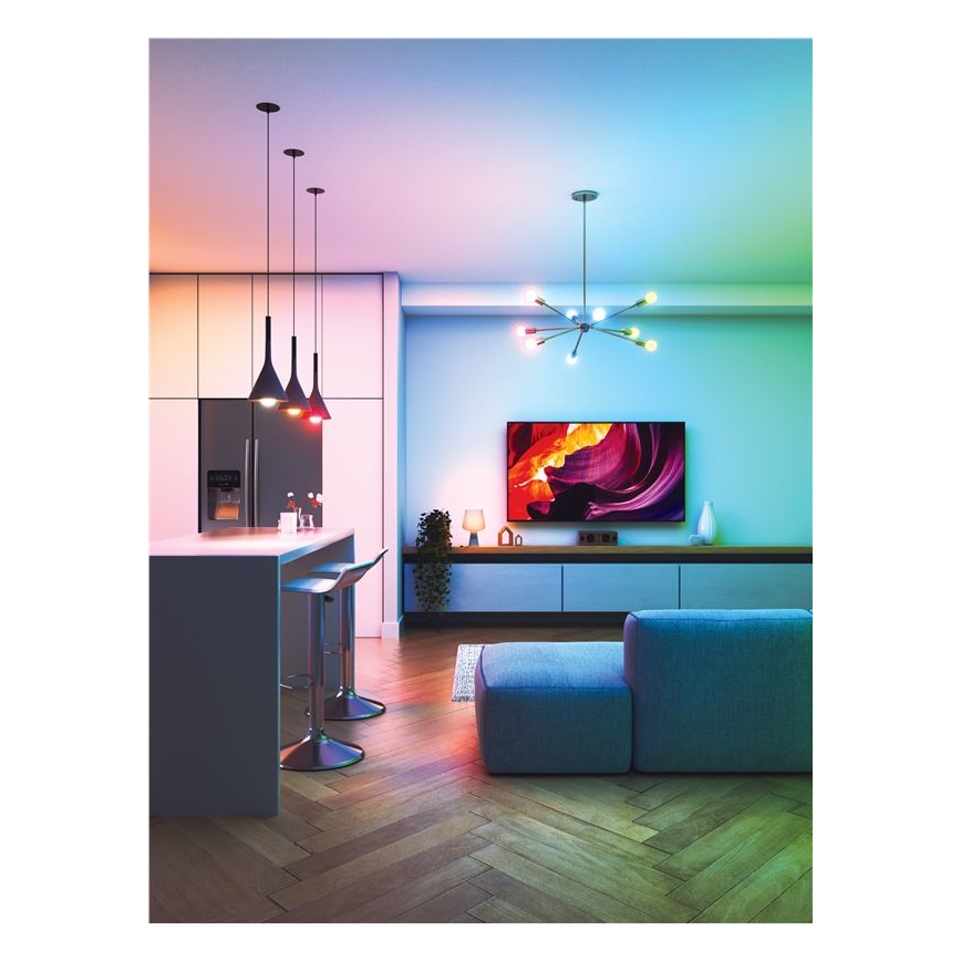 SET 3x Dimmbare Glühlampe (LED RGBW) ESSENTIALS A60 E27/8,5W/230V CRI90 2700-6500K Wi-Fi - Nanoleaf