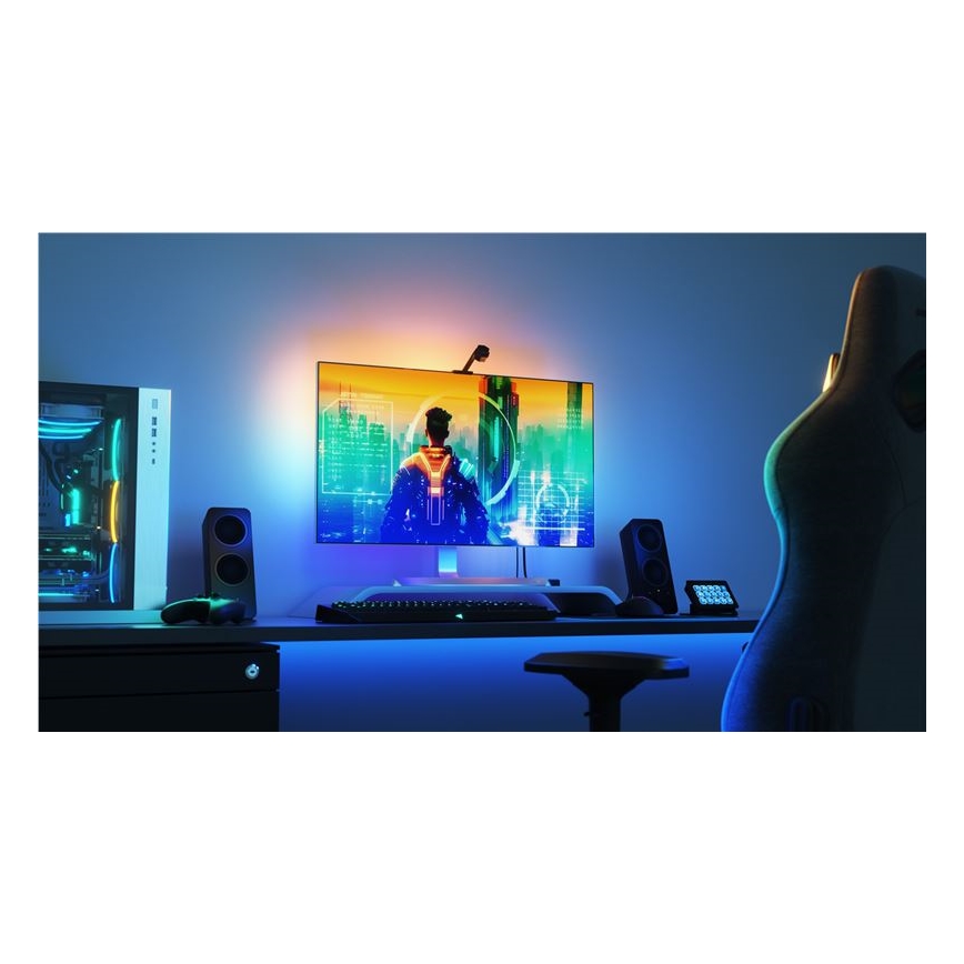 Nanoleaf - Impostazione per il mirroring dello schermo 4D + Lightstrips basic set 5,2m 85''