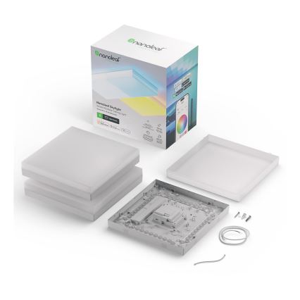 Nanoleaf - Set da 3 plafoniere LED RGBW dimmerabili SKYLIGHT LED/18W/230V + 2xLED/16W/230V 2700-6500K Wi-Fi