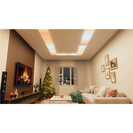 Nanoleaf - Set da 3 plafoniere LED RGBW dimmerabili SKYLIGHT LED/18W/230V + 2xLED/16W/230V 2700-6500K Wi-Fi