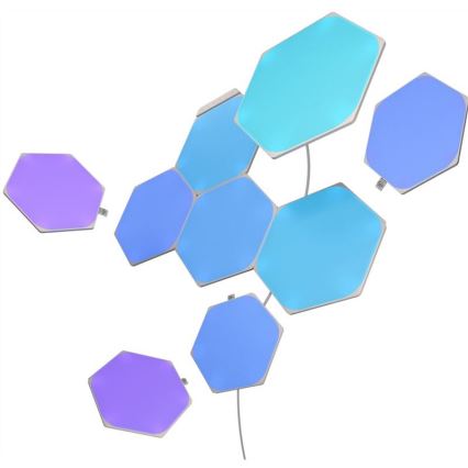 Nanoleaf - SET 9x Dimmbares LED-RGB-Panel SHAPES HEXAGON LED/2W/230V 1200-6500K Wi-Fi