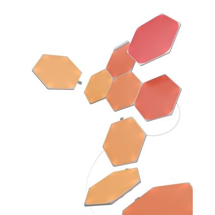 Nanoleaf - SET 9x Dimmbares LED-RGB-Panel SHAPES HEXAGON LED/2W/230V 1200-6500K Wi-Fi