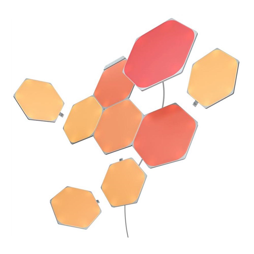 Nanoleaf - SET 9x Dimmbares LED-RGB-Panel SHAPES HEXAGON LED/2W/230V 1200-6500K Wi-Fi