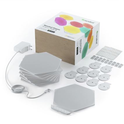 Nanoleaf - SET 9x Dimmbares LED-RGB-Panel SHAPES HEXAGON LED/2W/230V 1200-6500K Wi-Fi