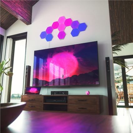 Nanoleaf - SET 9x LED RGB Pannello dimmerabile SHAPES HEXAGON LED/2W/230V 1200-6500K Wi-Fi
