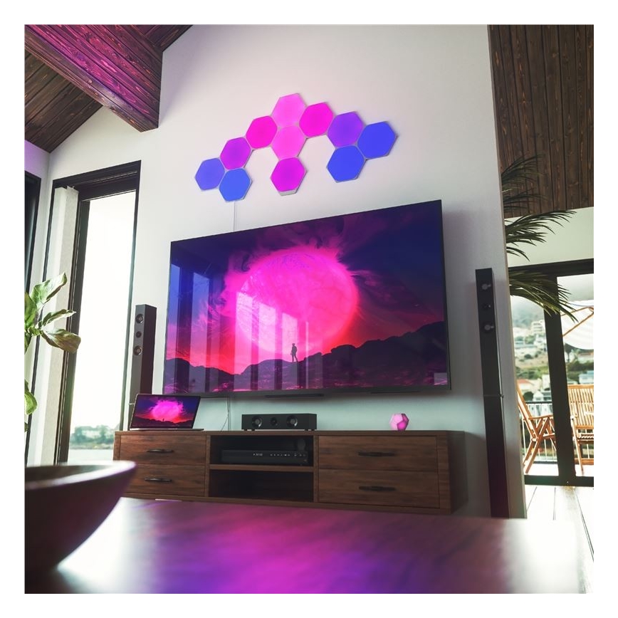 Nanoleaf - SET 9x LED RGB Pannello dimmerabile SHAPES HEXAGON LED/2W/230V 1200-6500K Wi-Fi