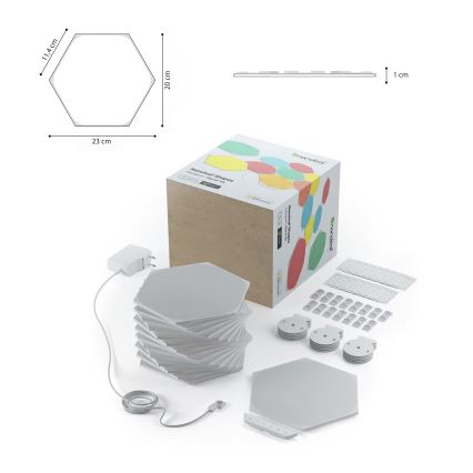 Nanoleaf - SET 15x Dimmbares LED-RGB-Panel LED/2W/230V 1200-6500K Wi-Fi
