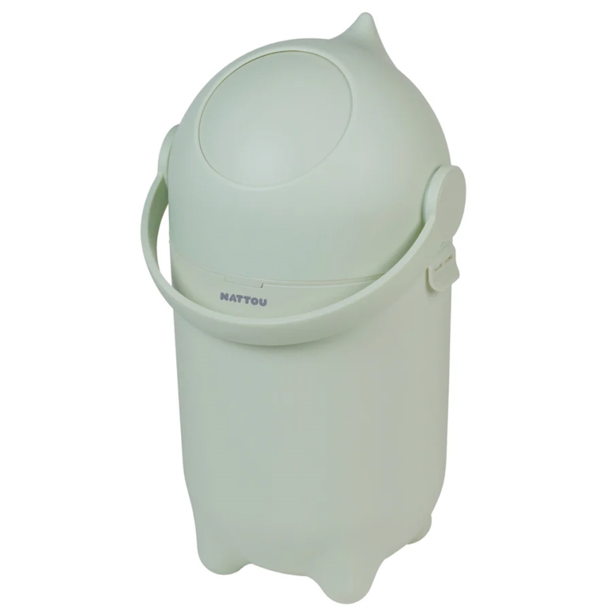 Nattou - Cestino per pannolini e fasciatoio SOFTY 50x70 cm verde