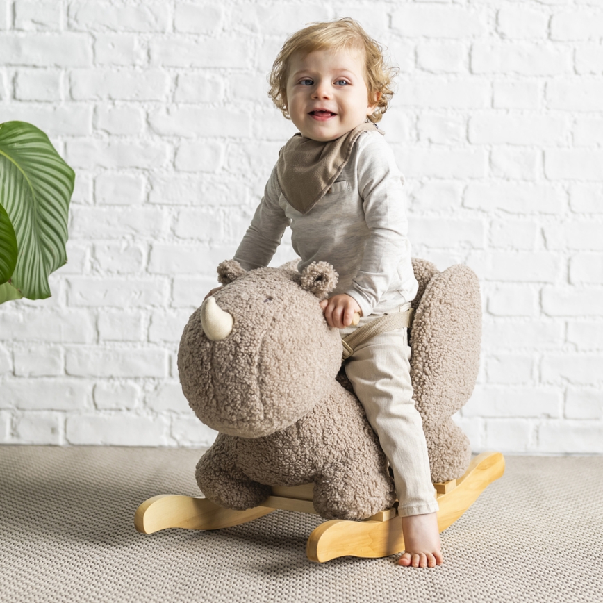 Nattou - Jouet à bascule TEDDY rhinocéros