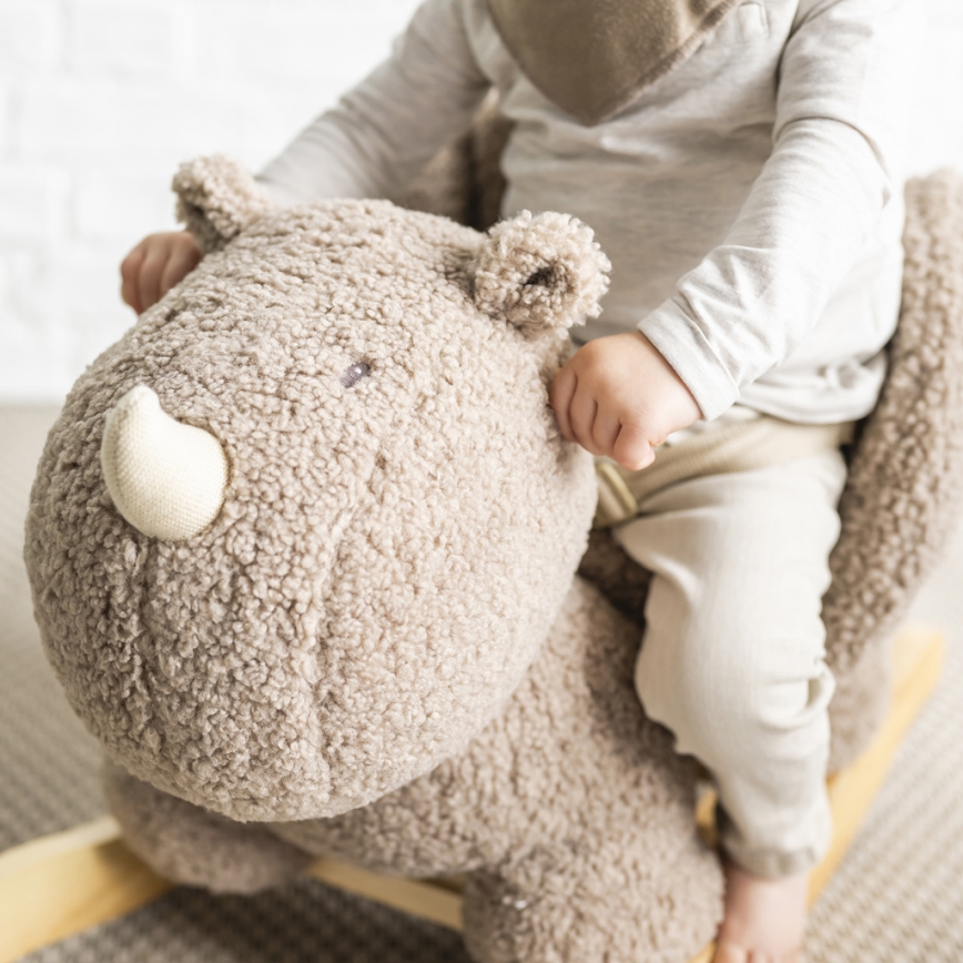 Nattou - Jouet à bascule TEDDY rhinocéros