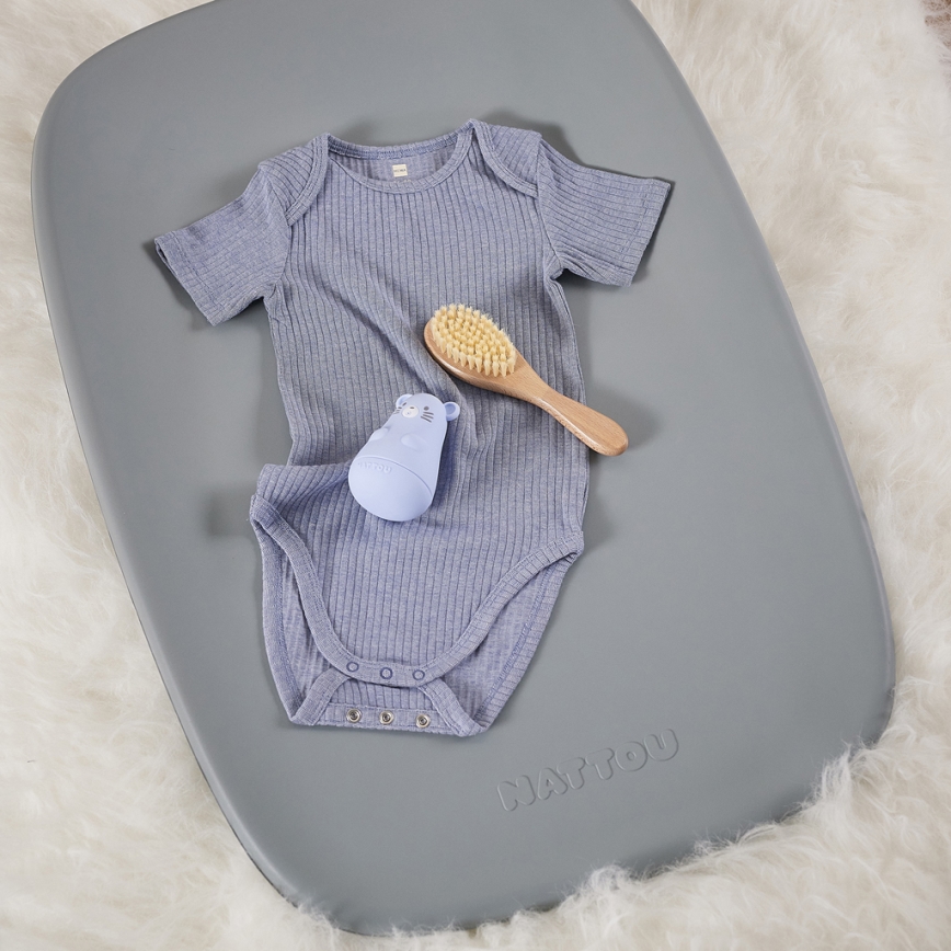 Nattou - Matelas à langer SOFTY 50 x 70 cm gris