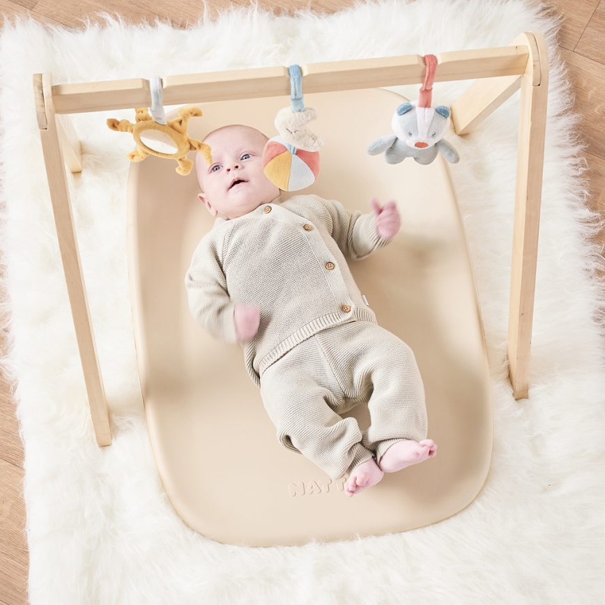 Nattou - Tapis à langer SOFTY 50x70 cm beige
