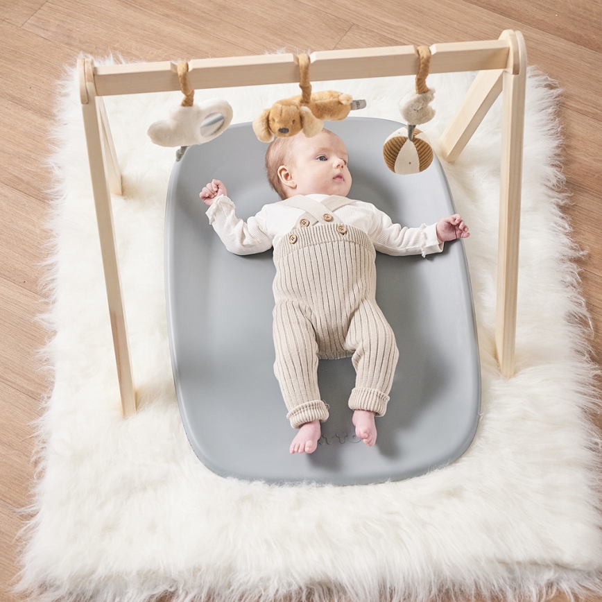 Nattou - Tapis à langer SOFTY 50x70 cm gris