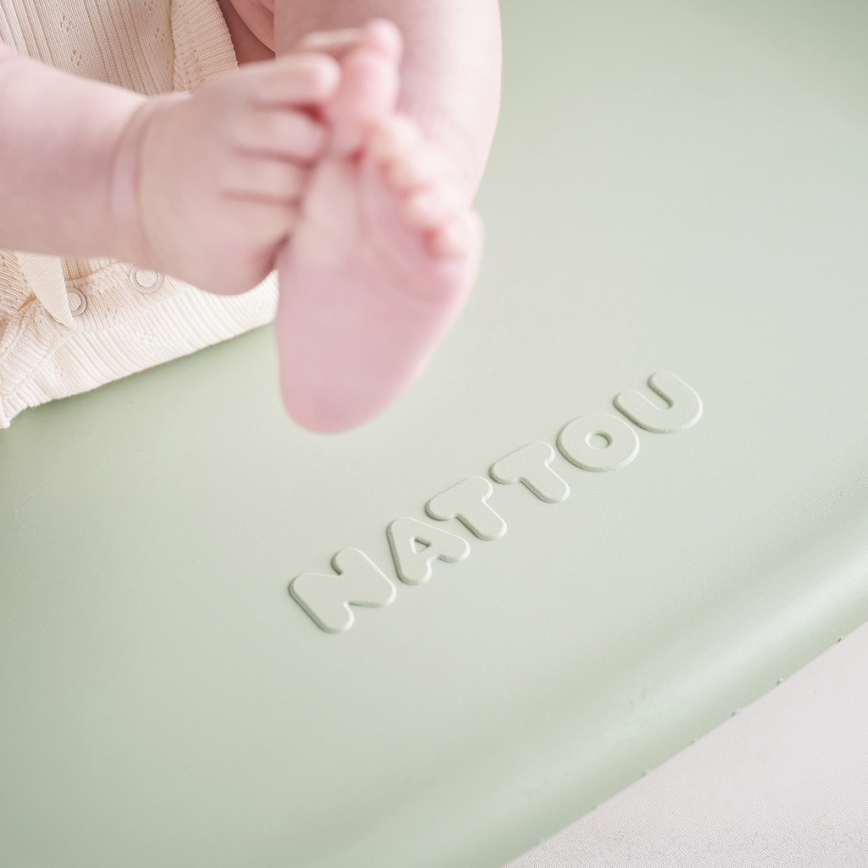 Nattou - Tapis à langer SOFTY 50x70 cm vert