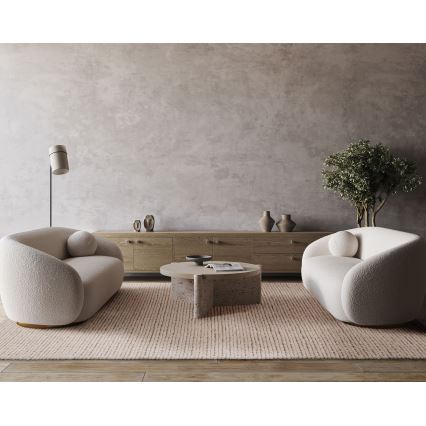 Naturteppich FIR WOOL 120x170 cm 2600 g/m2 creme