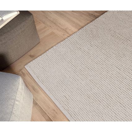 Naturteppich FIR WOOL 120x170 cm 2600 g/m2 creme
