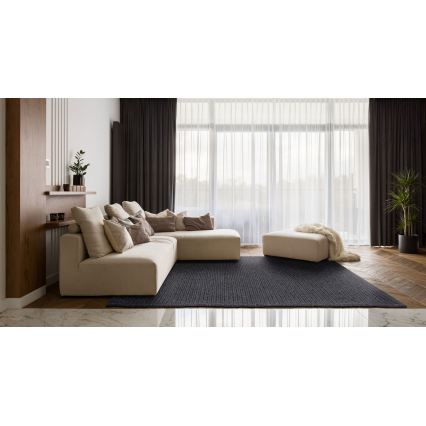 Naturteppich FIR WOOL 70x140 cm 2600 g/m2 anthrazit
