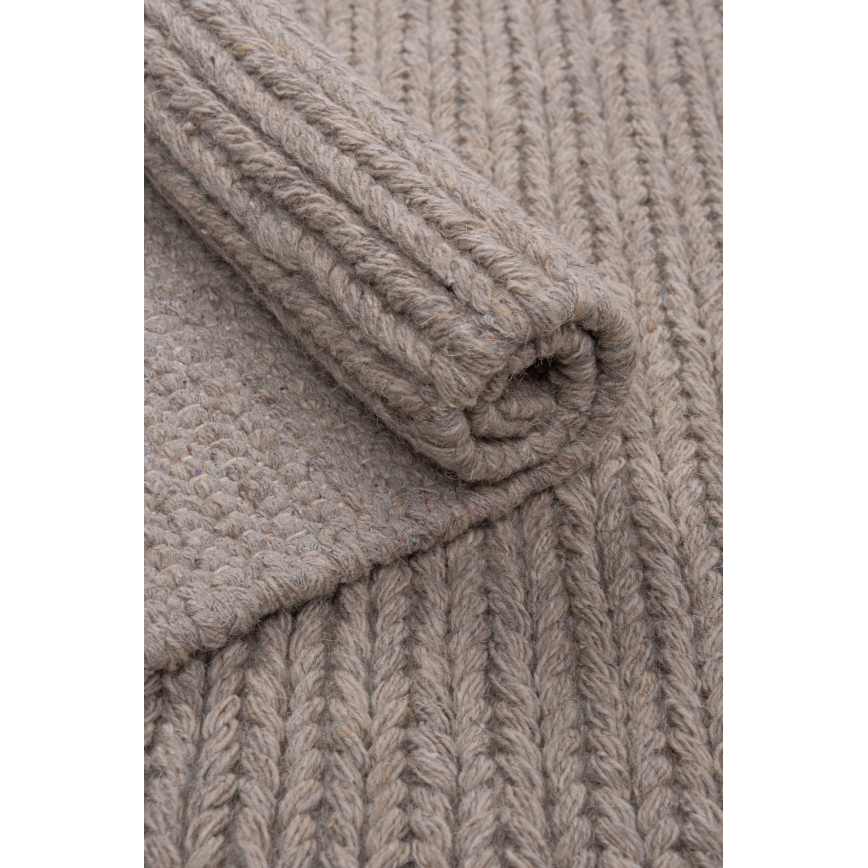 Naturteppich FIR WOOL 70x140 cm 2600 g/m2 beige