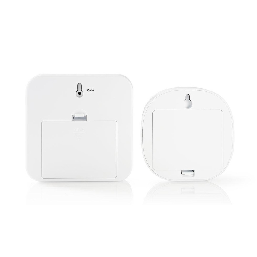 Alarme avec détecteur de mouvement 6xAA blanc