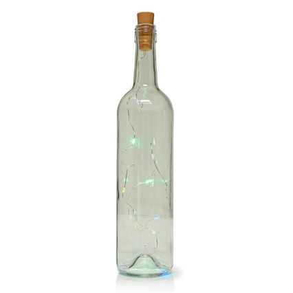 Catena decorativa a LED con tappo per bottiglia 8xLED/3xLR44 IP44