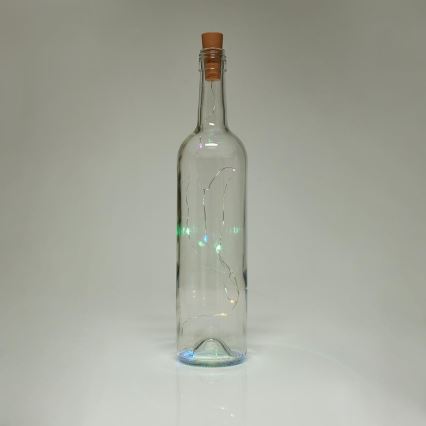 Catena decorativa a LED con tappo per bottiglia 8xLED/3xLR44 IP44