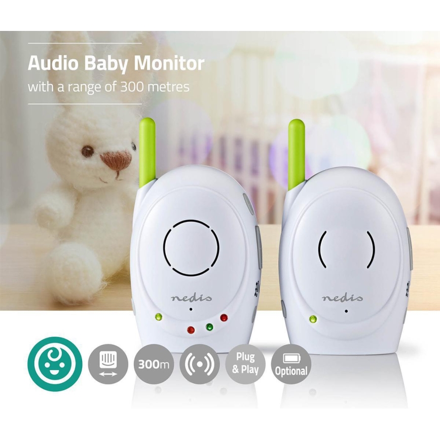 Moniteur bébé sans fil 5W/230V